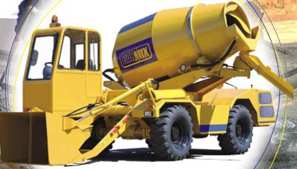 Self Loading Concrete Mixer