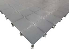 Bare Finished Press Corner Lock Steel Raised Floor System