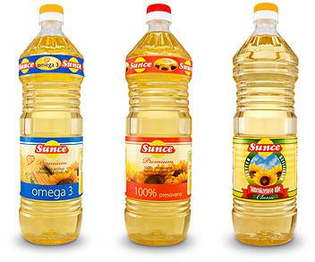 Refined Sunflower Oil, Soybean Oil, Extra Virgil Olive Oil