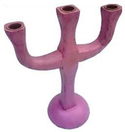 A.M.R. Mango Wood Candle Stands