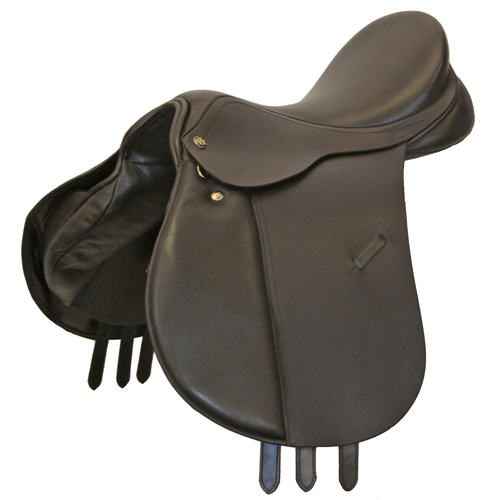 All Purpose Riding English Saddle, Color : Black