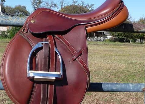 English Saddle English Riding Saddle, Color : Brown