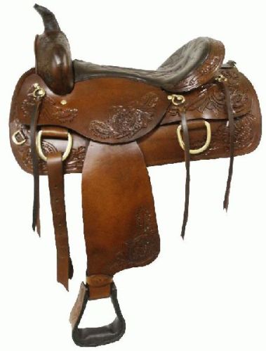 Genuine Leather Trail Western Saddle