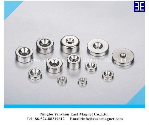 High Performance Countersunk Ring Sintered Ndfeb Magnets