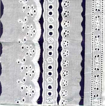 Embroidery Laces, Length : 12inch, 18inch, 24inch, 36inch, 48inch