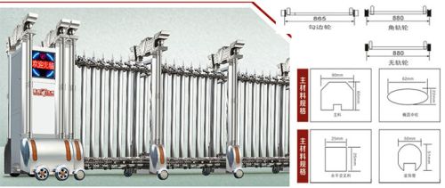 Stainless Steel Automatic Sliding Gate