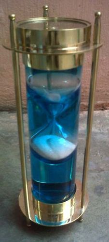 Brass Polished 100gm Antique Sand Timer, Feature : Aquracy, Excellent Design