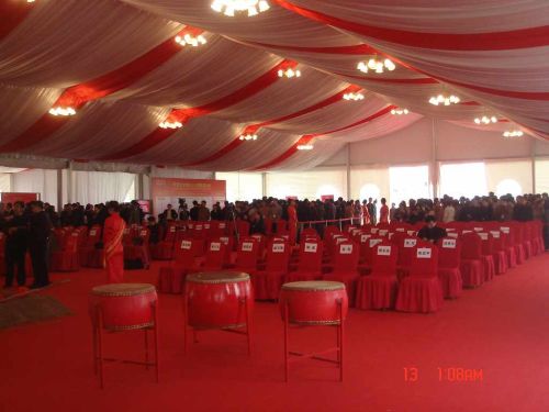 Event Marquee Tent With Red Carpet For Sale