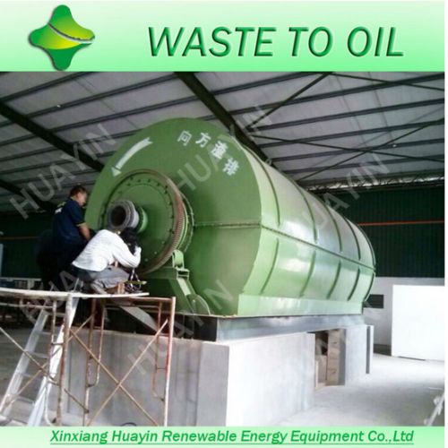 Waste Tire Or Plastic To Fuel Recycling Machine