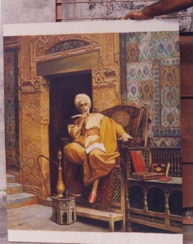 Reproduction Of Orientalist Portrait Painting