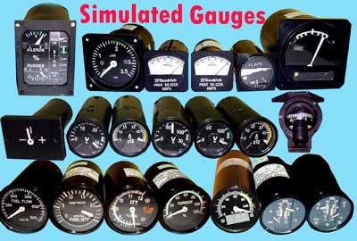 Simulated Gauges