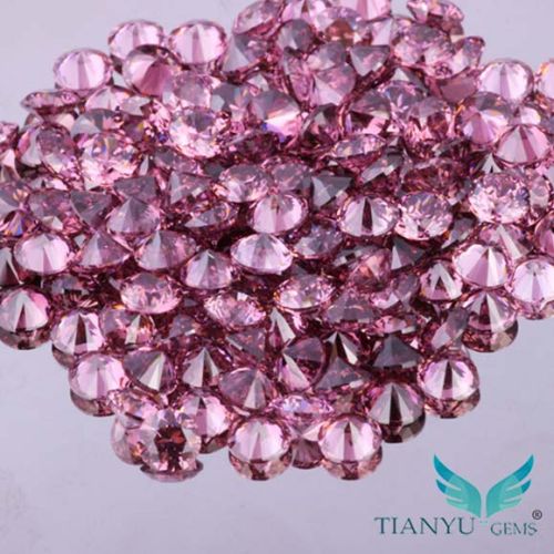 Round Cz Smoky Gem Stone