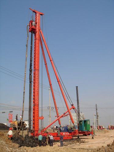 LGZ Series Hydraulic Walking Screw Pile Driver