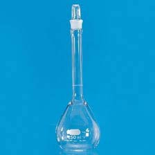 CORNSIL® Glass Volumetric Flask, For Lab Use