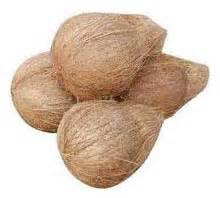 Common Semi Husked Coconuts, Color : Brown