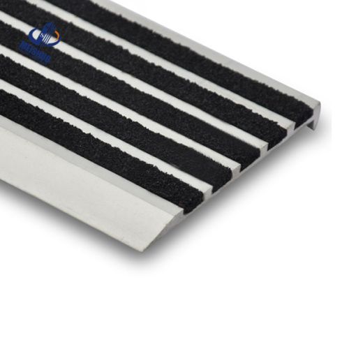 Black Carborundum Insert Water Prof Outdoor Non Slip Stair Treads