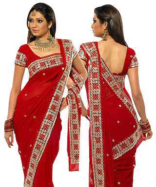 Embroidered sarees, Fabric : Cotton Silk