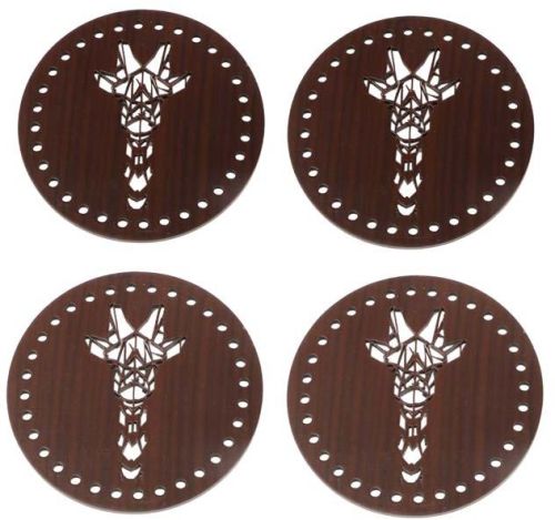 Geometric Design Giraffe Coasters