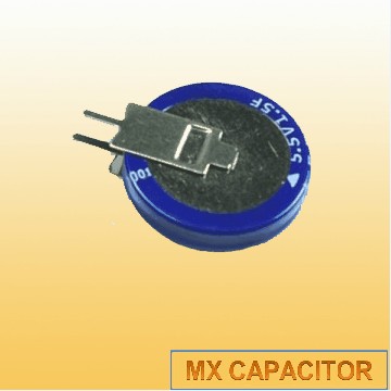 Coin Type Gold Capacitor 5.5v 1f H Type Super Capacitor