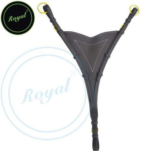 Leather Royal Breast Plate (305), Size : Over, Full, Cob, Pony