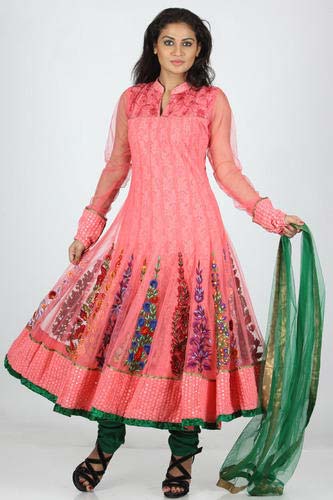 Printed Designer Churidar Suit, Size : L, M, XL