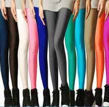 Plain Ladies Stretchable Leggings, Size : M, XL