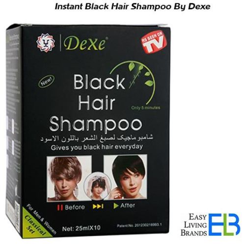 Dexe Black Hair Shampoo, Packaging Type : Plastic Bottle