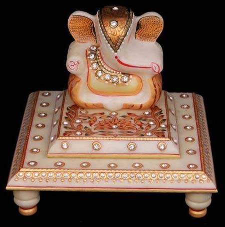Marble ganesh statue
