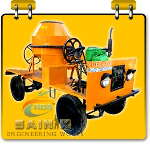 Automatic Concrete Mixer Without Pole