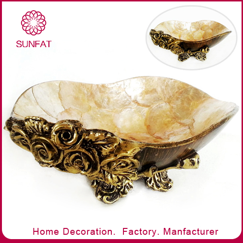 Ancient Art Crafts Resin Fruit Dish