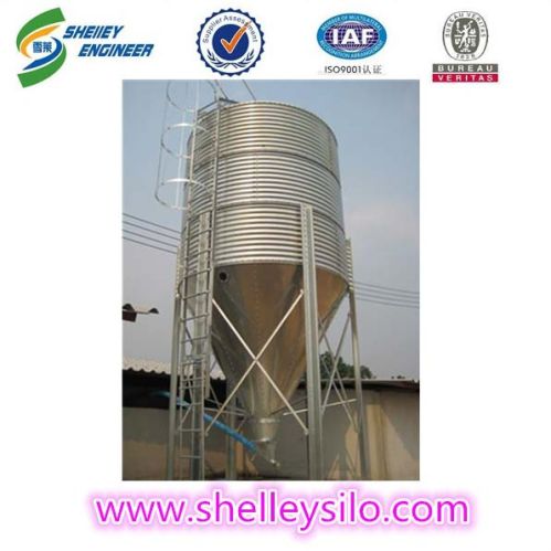 Bolted Assembly Livestock Feed Grain Silo For Feed Mill