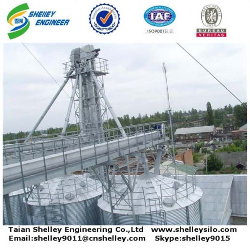 Vertical Bucket Elevator Used In Grain Silo System