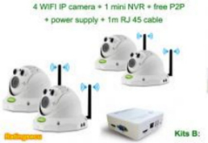4ch Nvr Kits Wireless Cameras, Brand Name : Ratingsecu