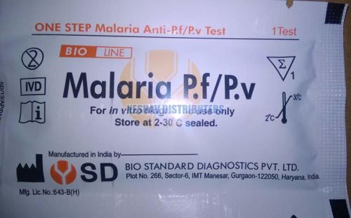 Malaria Test Kit, For Clinical, Hospital, Packaging Type : Paper Bag
