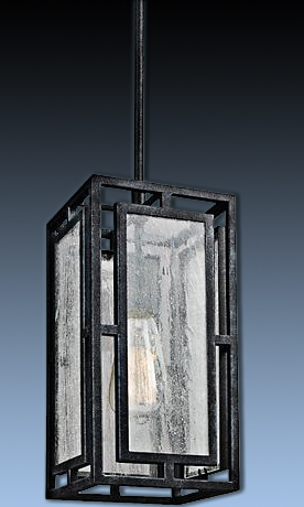 Iron Single Pendant, Color : Black