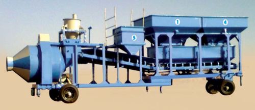 Inline Hopper Mobile Plant With Reversible Mixer (GEPL IF RMD - 600)