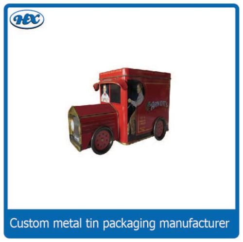 Car Shape Red Storage Tin Coin Bank