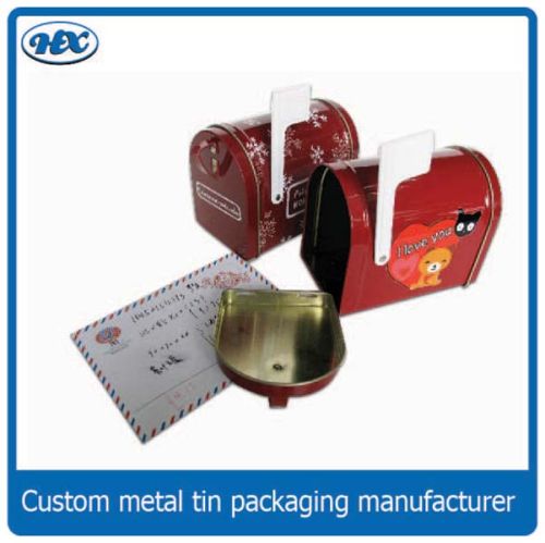 Tinplate Christmas Mail Tin Box