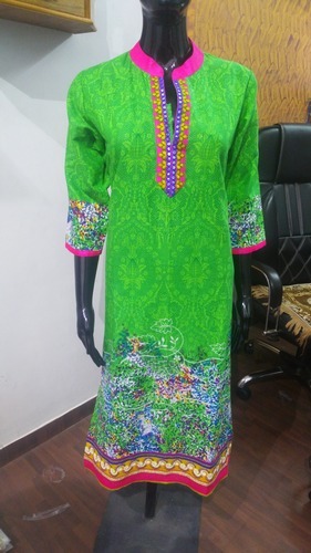 Ladies Printed Cotton Kurti