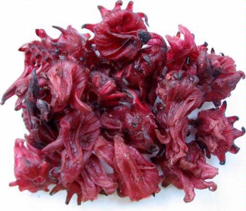 Dried hibiscus flower