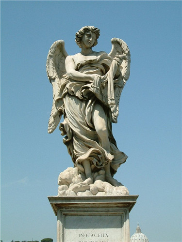 Garden Natural Marble Angel Statue