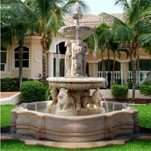 Marble Garden Water Fountain