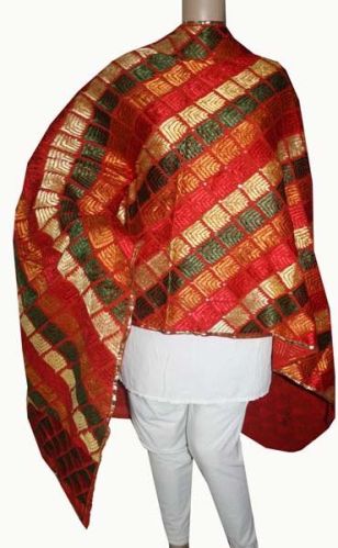 Rockstar Phulkari Dupatta, Occasion : Casual