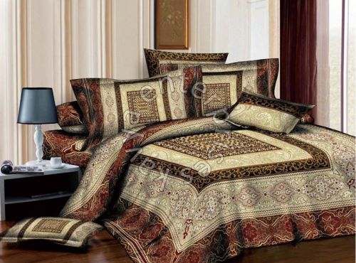 Jaipuri Cotton. Printed Bedsheet, For Home, Livvingroom, Home Use, Technics : Good