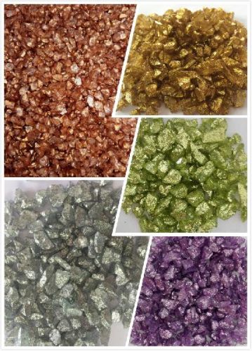 Recycle Glass Chips 2-50mm, Brand Name : LISHIFENG