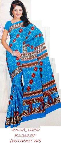 Printed Soft Cotton Saree