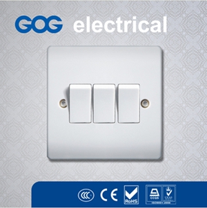 Plastic Electrical Switch, Design : Standard, Packaging Type : White
