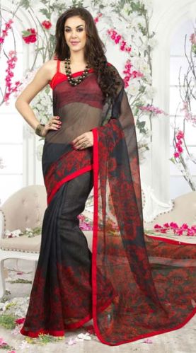 Super Net Printed Sarees