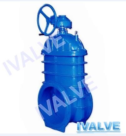 DI Resilient Seated Gate Valve Gearbox Operated, Brand Name : IVALVE