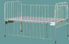 Polished Metal Hospital Pediatric Bed, Size : 4x6ft, 5x7ft, 6x8ft